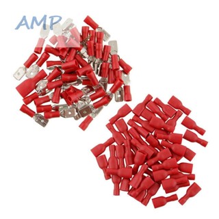 ⚡READYSTOCK⚡New Connector Cable Red 3.5mm Copper 2 22-16awg Splice Wire Vehicle Terminals