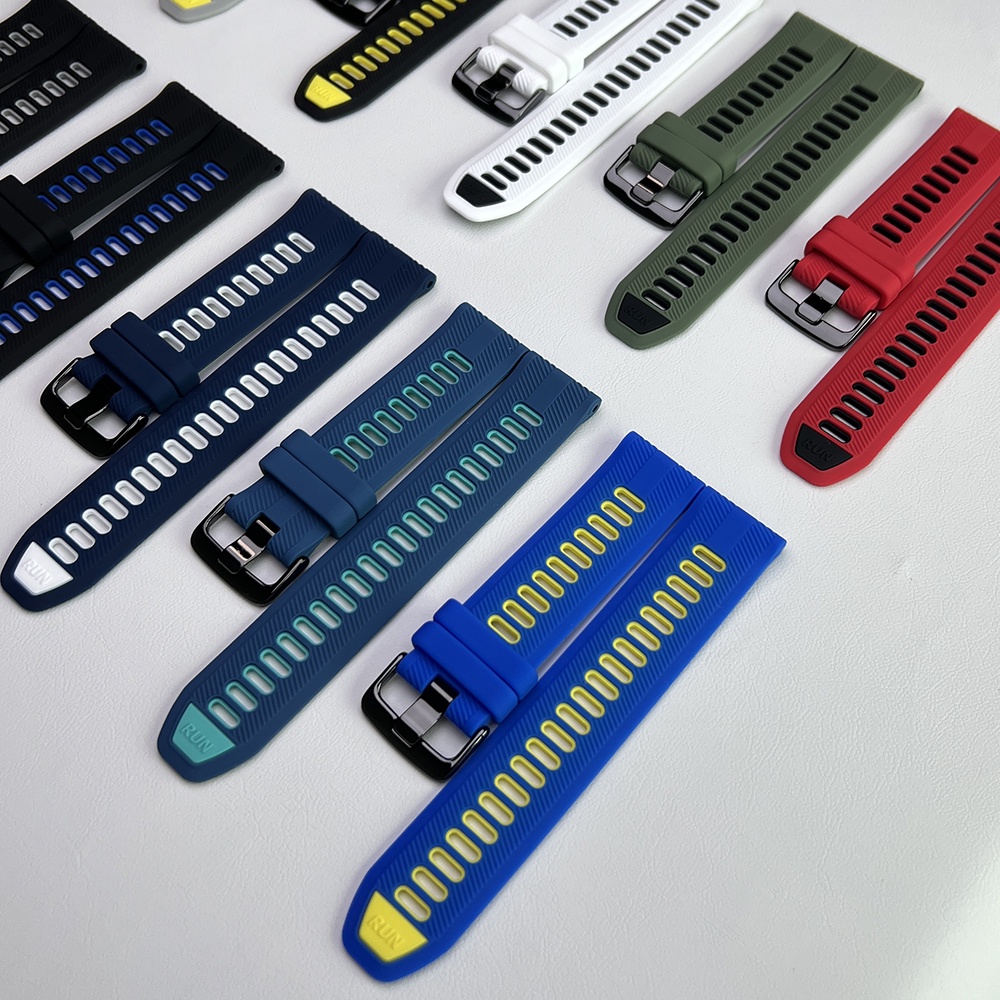 สายนาฬิกาข้อมือซิลิโคน กันน้ํา สําหรับ Garmin Forerunner 965 955 945 935 745