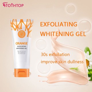 Mintox Orange Exfoliating Whitening Gel ผลิตภัณฑ์บำรุงผิวหน้าสำหรับขัดผิวหน้าและผิวกาย [TOP]