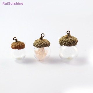 Ruisurshine ใหม่ ขวดแก้ว พร้อมฝาปิดข้าวโพดธรรมชาติ DIY 12 14 16 18 20 25 มม.