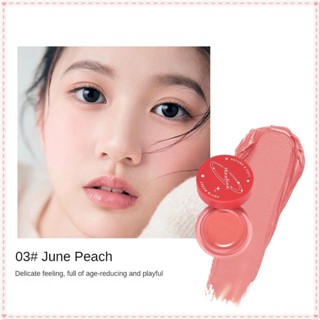 Maxfine Soft Light Slightly Drunk Powder Blusher Cream สีนู้ด Natural Fine Lasting Rouge Pink Pigment Long Lasting Student Face Makeup JOYFEEL