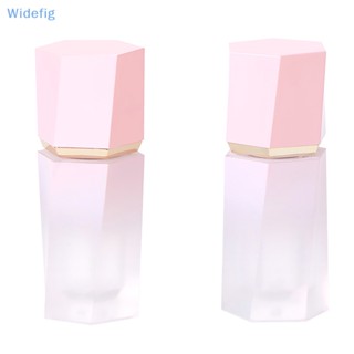 Widefig หลอดพลาสติกเปล่า 7 มล. สีชมพู สําหรับใส่ลิปกลอส เครื่องสําอาง DIY