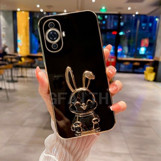 เคสโทรศัพท์มือถือ แบบนิ่ม ป้องกันเลนส์กล้อง ลายกระต่าย สําหรับ HUAWEI Nova 11i Nova 11 Pro 2023 HUAWEI NOVA11i Nova11Pro