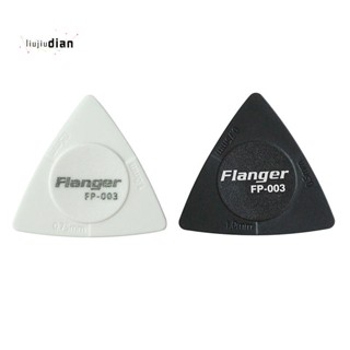 Flanger ปิ๊กกีตาร์ ทรงสามเหลี่ยม ความหนา 1.0 0.75 0.5 มม. 10 ชิ้น