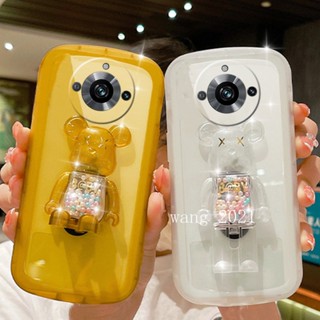 เคสโทรศัพท์ Realme11 Pro Realme 11 Pro + Plus 5G 2023 ล่าสุด ใส ลูกอม ทรายดูด หมี ขาตั้ง ซิลิโคน นิ่ม เคสป้องกันเลนส์ ฝาหลัง