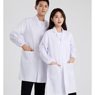 👍🏻【คุณภาพสูง】เสื้อแพทย์ เสื้อพยาบาล ผ้าดี หลายขนาด ชาย หญิง ใช้ได้หมด พยาบาลและแพทย์สามารถใช้ได้