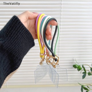 [TheVatifly] สายคล้องข้อมือ สีแคนดี้ สไตล์มินิมอล สําหรับคล้องโทรศัพท์มือถือ