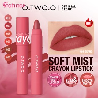 O.two.o Matte Lipstick Pen High Pigment Soft Lip Tint 6 Colors Lip Makeup [TOP]