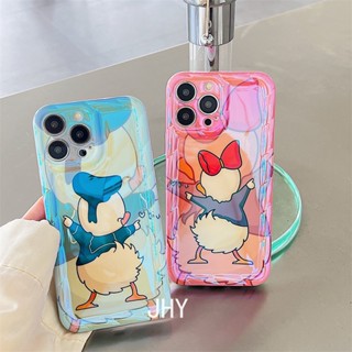 เคสโทรศัพท์มือถือ ซิลิโคน กันกระแทก ลายการ์ตูนโดนัลด์ดั๊ก เดซี่ สําหรับ IPhone 14 13 12 11 Pro Max