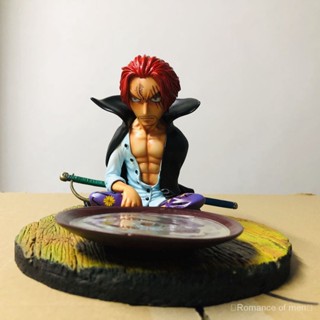 โมเดลฟิกเกอร์โจรสลัด GK Red-Haired Shanks Drinking Scene Sitting Resonance Series สําหรับตกแต่ง G2SP