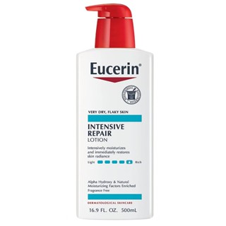 ✅พร้อมส่ง✅แท้ Eucerin Intensive Repair Body Lotion, Lotion สำหรับผิวแห้งมาก หัวปั๊ม 500ml