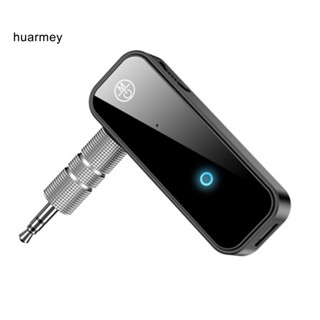 Huarmey C28 อะแดปเตอร์รับส่งสัญญาณบลูทูธ 5.0 2 in 1 พร้อมพอร์ต 3.5 มม. สําหรับรถยนต์ TV