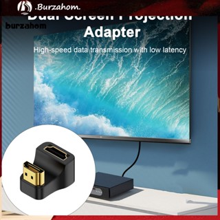 Bur_ อะแดปเตอร์เชื่อมต่อ HDMI ตัวผู้ เป็นตัวเมีย 8K ใสมาก รองรับ UHS2.1 พร้อมอะแดปเตอร์ไฟแสดงสถานะ