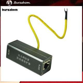 Bur_ RJ45 อะแดปเตอร์ป้องกันอีเธอร์เน็ตเครือข่าย Thunder Surge Protector Arrester