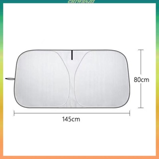 [Chiwanji1] ม่านบังแดด แบบพับได้ สําหรับรถยนต์ รถบรรทุก SUV