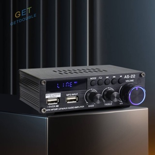 [Getdouble.th] เครื่องขยายเสียงสเตอริโอดิจิทัล HiFi บลูทูธ 5.0 30Wx2 [Getdouble.th]