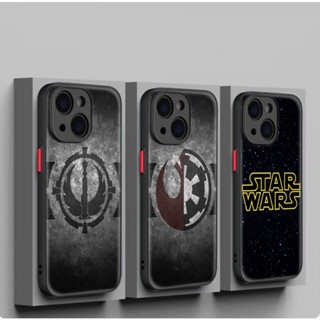 เคสโทรศัพท์มือถือแบบนิ่ม ลายโลโก้ star wars C199 สําหรับ iPhone SE SE2 SE3 7 8 Plus XR XS Max 11 Pro Max