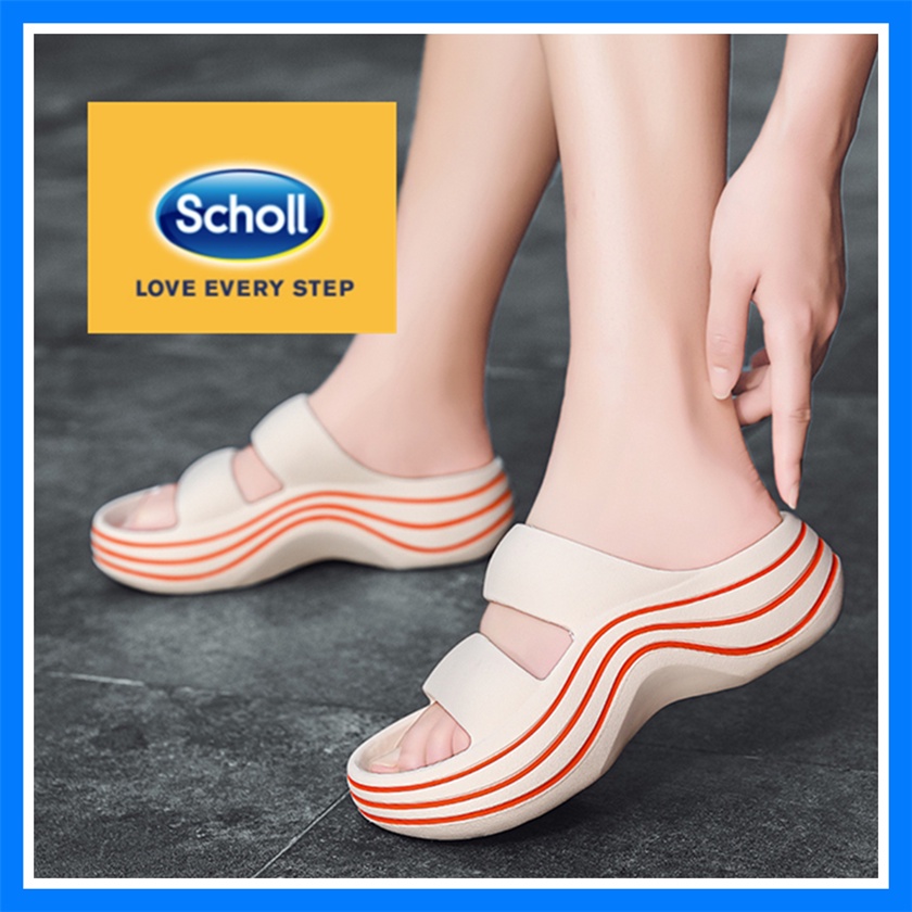 scholl รองเท้าสตรี รองเท้าลำลองสไตล์เกาหลี รองเท้าสตรี รองเท้าสตรี รองเท้าสตรี