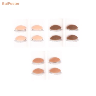 [BaiPester] หุ่นหัวนางแบบซิลิโคน ถอดออกได้ แบบเปลี่ยน สําหรับฝึกต่อขนตาปลอม