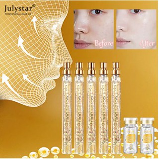 JULYSTAR Hih Face Serum Active Collagen Silk Thread เส้นใยคอลลาเจนที่ดูดซับได้ Face Lift Facial Essence Anti-aging Moisturizing Smoothing Firming Skin Care Essence