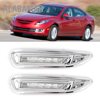 ALABAMAR คู่ของ 12V LED ไฟวิ่งกลางวัน DRL เหมาะสำหรับ Mazda 6 RUIYI 2009-2013