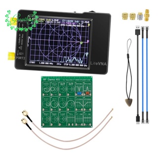 Litevna62 เครื่องวิเคราะห์เครือข่ายเวกเตอร์ หน้าจอสัมผัส 50KHz-6.3GHz LiteVNA 2.8 นิ้ว VNA HF VHF UHF เครื่องวิเคราะห์เสาอากาศ + RF