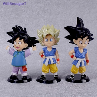 [WillBesugarT] ฟิกเกอร์ Dragon Ball Z Son Goku Vegetto Broly Trunks Kakarotto PVC 7 ชิ้น [ใหม่]