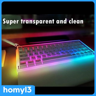 [Homyl3] ฝาครอบปุ่มกดคีย์บอร์ด อะคริลิคใส กันฝุ่น สําหรับบ้าน เดสก์ท็อป