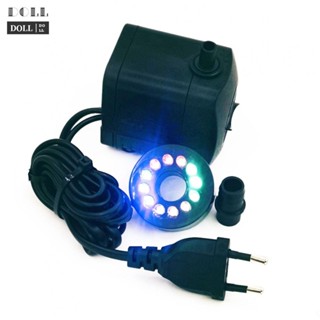 ⭐READY STOCK ⭐Submersible Pump 15W 800L/H With 12 Colors LED Light For Aquarium Fountain Pump