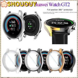 SHOUOUY เคสนาฬิกาข้อมือ TPU แบบนิ่ม ป้องกันหน้าจอ สําหรับ Huawei Watch GT 2 46 มม. 42 มม.