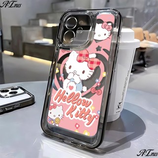 เคสโทรศัพท์มือถือนิ่ม ลายกราฟฟิตี้แมวคิตตี้ รวมทุกอย่าง สําหรับ Apple Iphone 712 138p 11 14Promax NUPJ