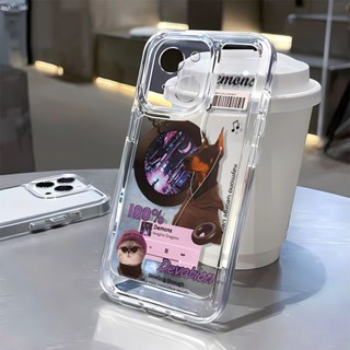 เคสโทรศัพท์มือถือ แบบนิ่ม ลายสุนัข และแมว กันกระแทก สําหรับ iPhone 1 14Promax 8p 13 7 12 11 Q85B