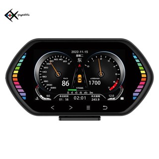 เครื่องวัดความเร็ว GPS F12 HUD Head-Up Display OBD2 อุปกรณ์เสริม สําหรับรถยนต์