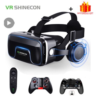 Vr Shinecon แว่นตา 3D 10.0 เสมือนจริง สําหรับสมาร์ทโฟน สมาร์ทโฟน แว่นตาวิดีโอเกม กล้องส่องทางไกล