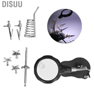 Disuu 3.5 12X  Light Helping Hands Magnifier Soldering Station Magnifying Glass DS