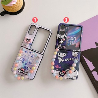 ใหม่ เคสโทรศัพท์มือถือ แบบเต็มเครื่อง ลายเอลฟ์ สีชมพู และสีม่วง สําหรับ OPPO Find N2 Flip 5G Find