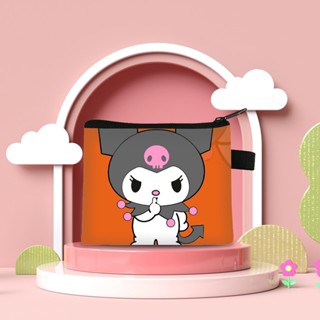 กระเป๋าสตางค์ กระเป๋าใส่เหรียญ กันน้ํา พิมพ์ลาย Sanrio Kuromi แบบเรียบง่าย แฟชั่นฤดูร้อน สําหรับเด็กผู้ชาย และเด็กผู้หญิง 2023