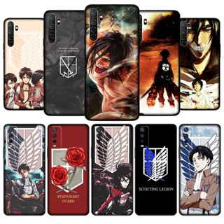 เคสซิลิโคนนิ่ม ลายอนิเมะ Attack on Titan RCZ5 สําหรับ Realme C30 C11 2021 C21Y C25Y V11 V11S Narzo 50i