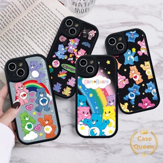 เคสโทรศัพท์มือถือ ลายการ์ตูนหมี สีรุ้ง สําหรับ Samsung A23 A04s A34 A14 A13 A22 A12 A20s A71 A52 A02s A54 A30s A33 A20 A50s A03s A32 A04 A03 A72 A21s A51 A10s A31 A50 A53