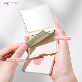 Brightstar ใหม่ กระดาษซับมัน ดูดซับน้ํามันกุหลาบ พร้อมกระจกแต่งหน้า สําหรับผู้หญิง 50 แผ่น