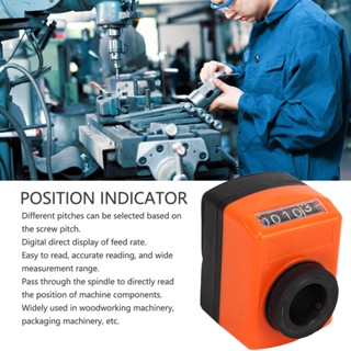  ZhongXiong ตัวบ่งชี้ตำแหน่ง Shaft Feeding Counter อุปกรณ์เสริมเครื่องกลึงความแม่นยำสูงสำหรับอุปกรณ์เครื่องจักร