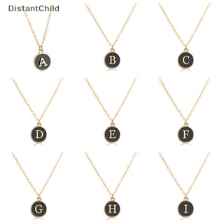 Dsth Initials สร้อยคอโซ่ จี้ตัวอักษร A-Z 26 ตัวอักษร เครื่องประดับ สําหรับผู้หญิง ของขวัญวันเกิด