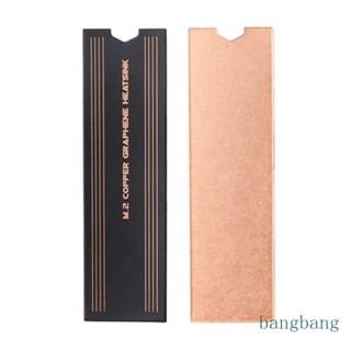 Bang M 2 ฮีทซิงค์คูลเลอร์ SSD ทองแดงคูลเลอร์โซลิดสเตทดิสก์หม้อน้ําระบายความร้อนแผ่นทองแดงหม้อน้ําสําหรับระบายความร้อนแล็ปท็อป