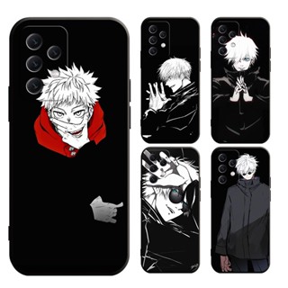 SAMSUNG A73 5G A34 A33 A32 5G A32 4G A31 A23 A22 เคสโทรศัพท์มือถือแบบนิ่ม ลาย Jujutsu Kaisen Gojo Satoru สําหรับ