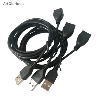 Art สายเคเบิลต่อขยาย USB 2.0 ตัวผู้ เป็นตัวเมีย ความเร็วสูง สําหรับคอมพิวเตอร์ แล็ปท็อป N