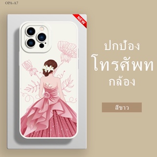 OPPO A7 A5S A12 A9 A5 A31 A3S A12E A53 A33 A15 A15S A16 A16S A93 A76 A36 A96 A57 A77S 2020 2022 Beautiful Girl เคส