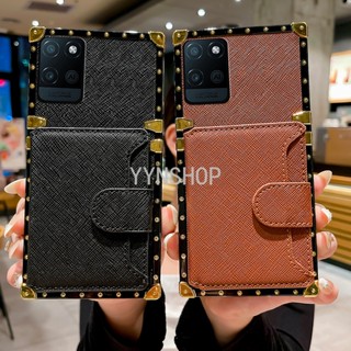 Yyn เคสโทรศัพท์หนัง กันกระแทก พร้อมช่องใส่บัตร สําหรับ OPPO A17 A17K A16 A16K A15 A15S A78