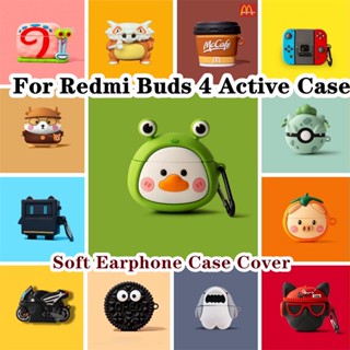 【Ĕĕ】เคสหูฟัง แบบนิ่ม ลายการ์ตูน สําหรับ Redmi Buds 4 Redmi Buds 4