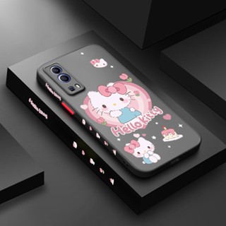 เคสซิลิโคนนิ่ม ลายการ์ตูนคิตตี้ กันกระแทก สําหรับ VIVO Y72 5G Y52 5G Y75s 5G