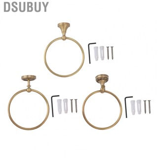 Dsubuy HG Bath Towel Copper Round Wall Mounted Hand Shower Holder Rack